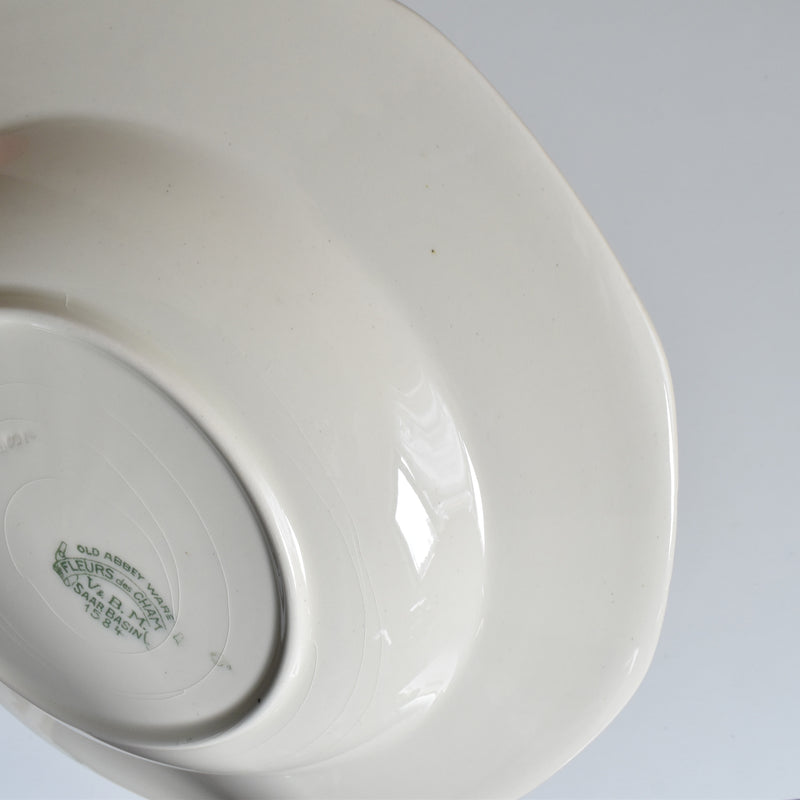 Vintage Deep Plate Villeroy & Boch Fleurs des champs E