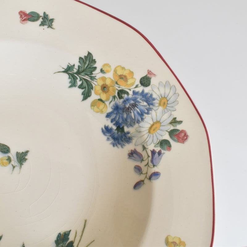 Vintage Deep Plate Villeroy & Boch Fleurs des champs E