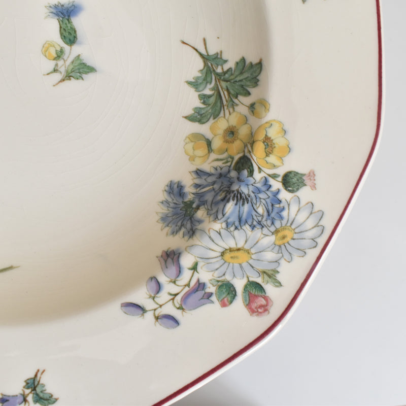 Vintage Deep Plate - Villeroy & Boch Fleurs des champs (Flowers of the Fields) F