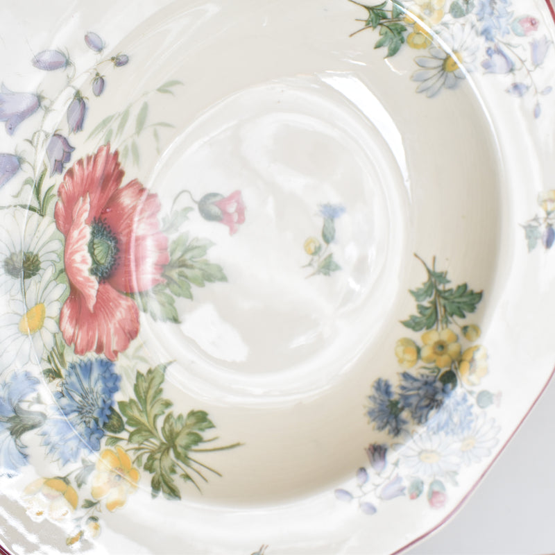 Vintage Deep Plate - Villeroy & Boch Fleurs des champs (Flowers of the Fields) F