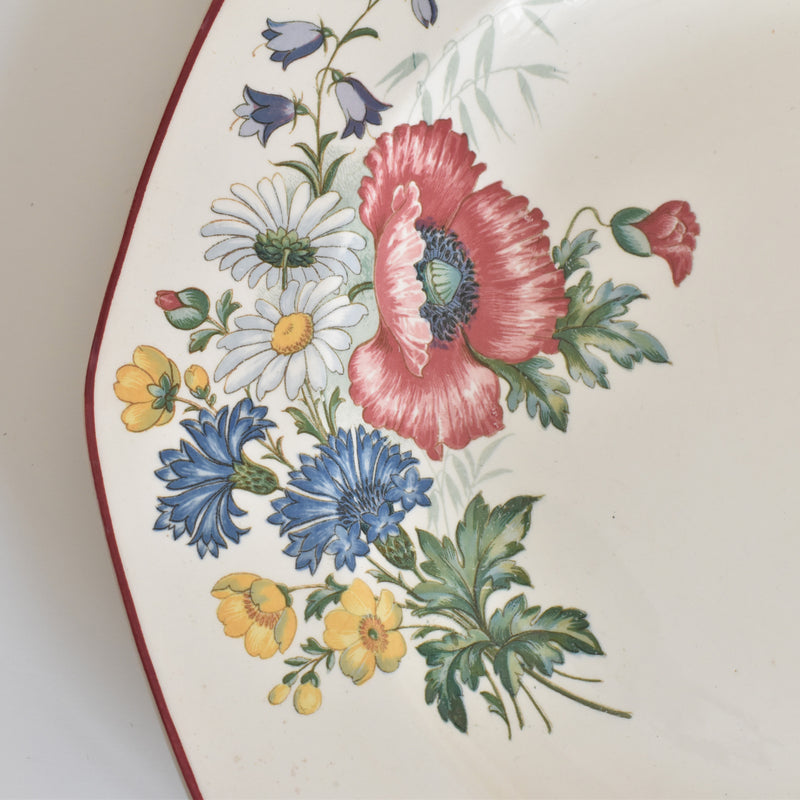 Vintage Plate - Villeroy & Boch Fleurs des champs 35cm