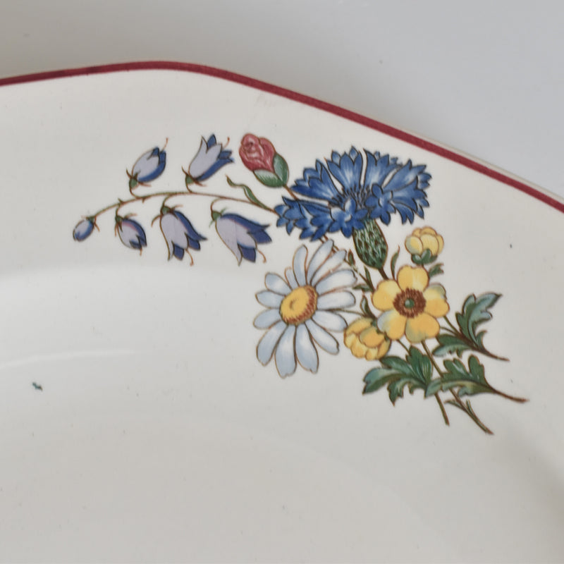 Vintage Plate - Villeroy & Boch Fleurs des champs 35cm