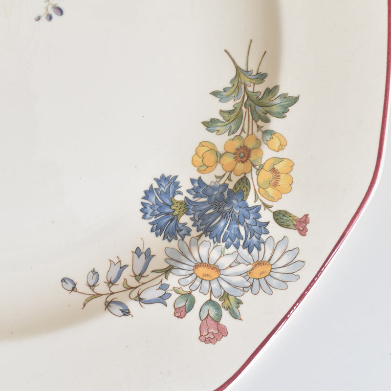Vintage Plate - Villeroy & Boch Fleurs des champs 35cm