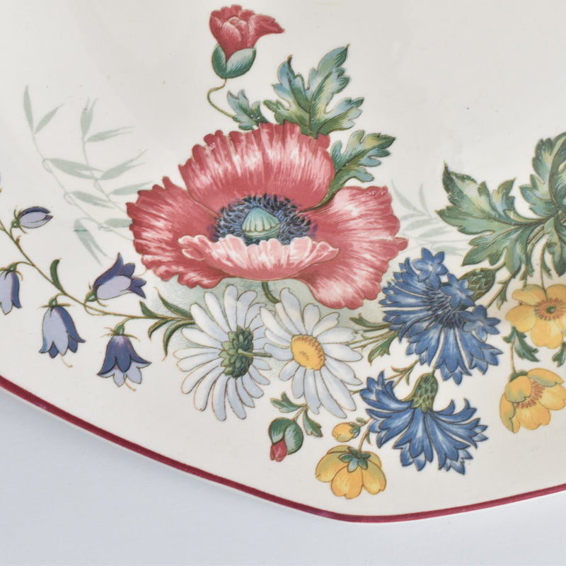 Vintage Plate - Villeroy & Boch Fleurs des champs 35cm