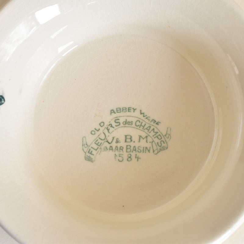 Vintage Footed Plate, Villeroy & Boch Fleurs des champs (B)