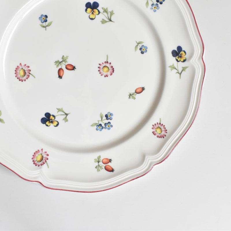 Vintage Dessert Plate, Villeroy & Boch Petite Fleur B