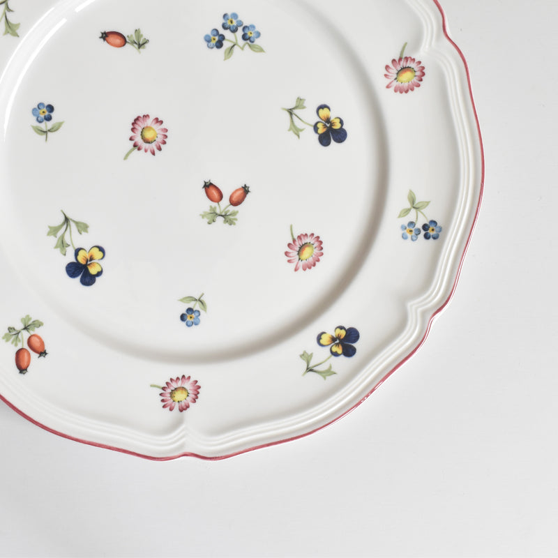 Vintage Dessert Plate, Villeroy & Boch Petite Fleur B