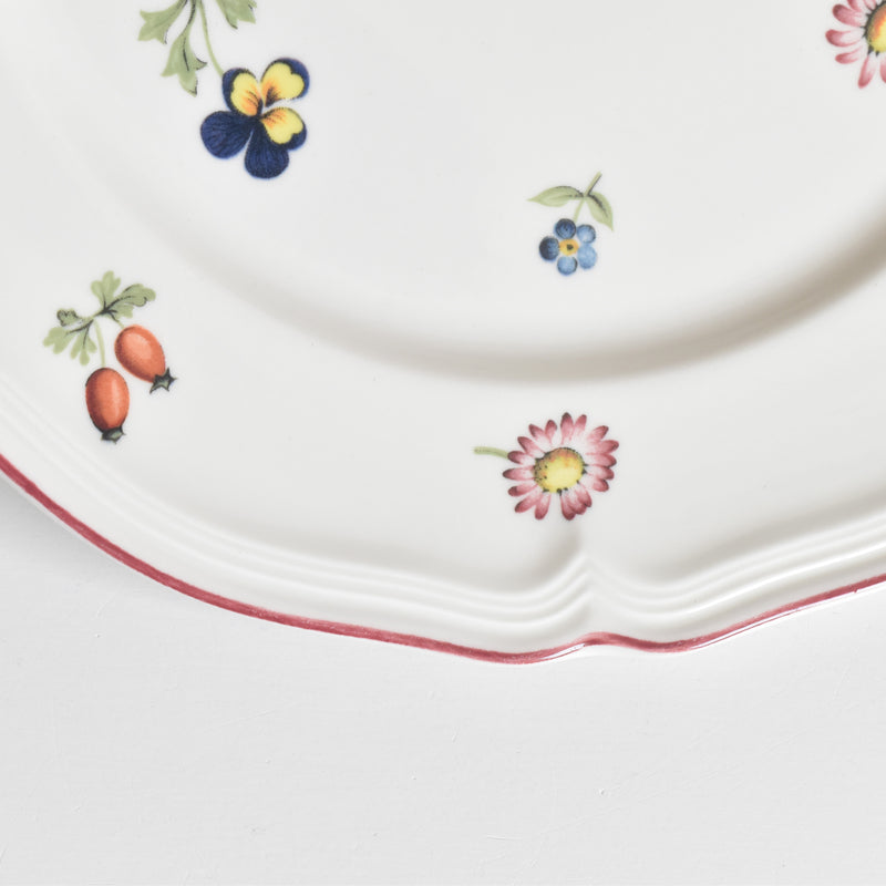 Vintage Dessert Plate, Villeroy & Boch Petite Fleur B
