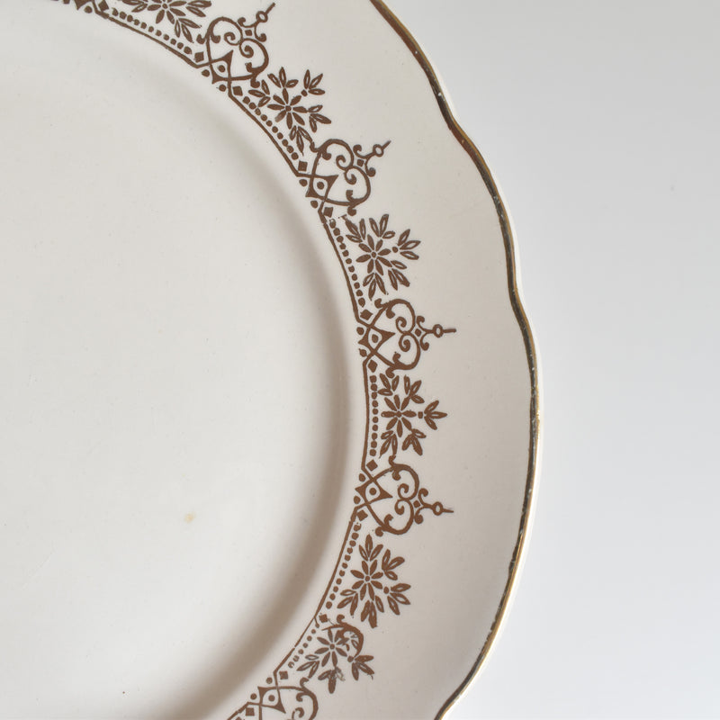 Vintage Plate Villeroy & Boch 7206 Gold A