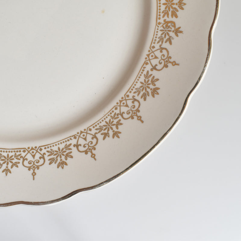 Vintage Plate Villeroy & Boch 7206 Gold A