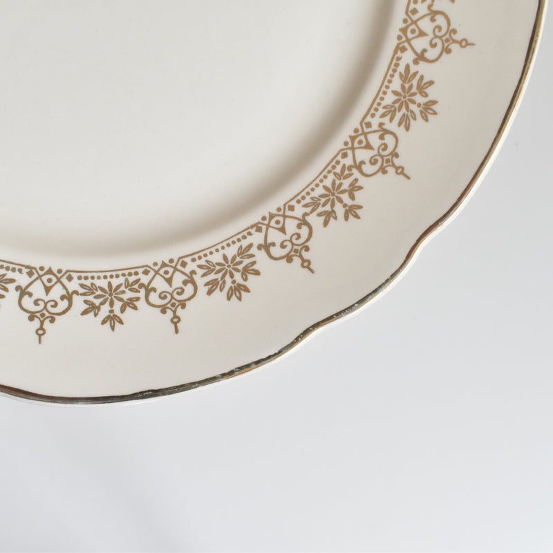 Vintage Plate Villeroy & Boch 7206 Gold A
