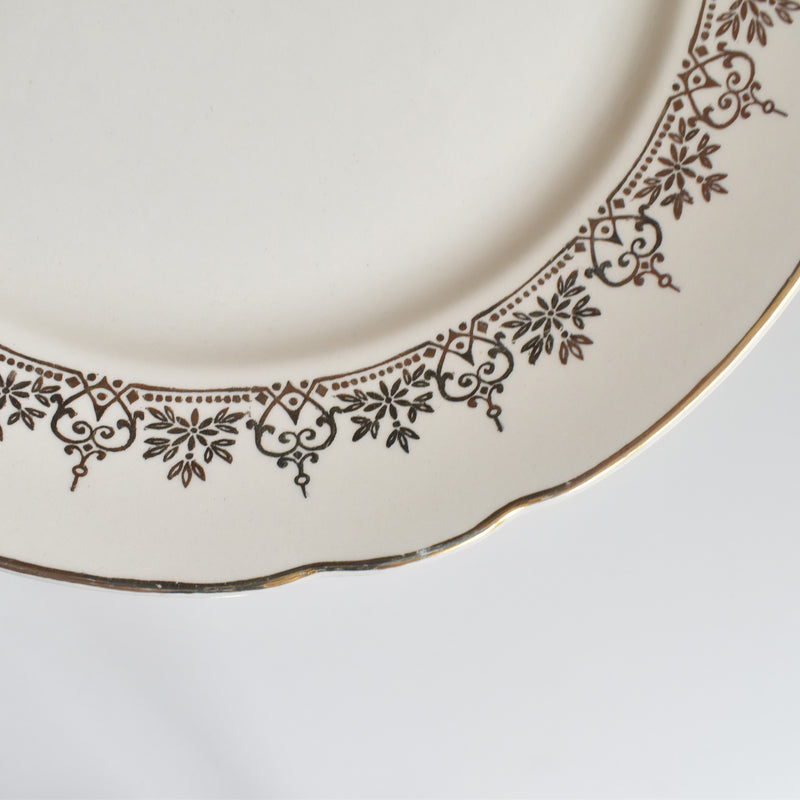 Vintage Plate Villeroy & Boch 7206 Gold A