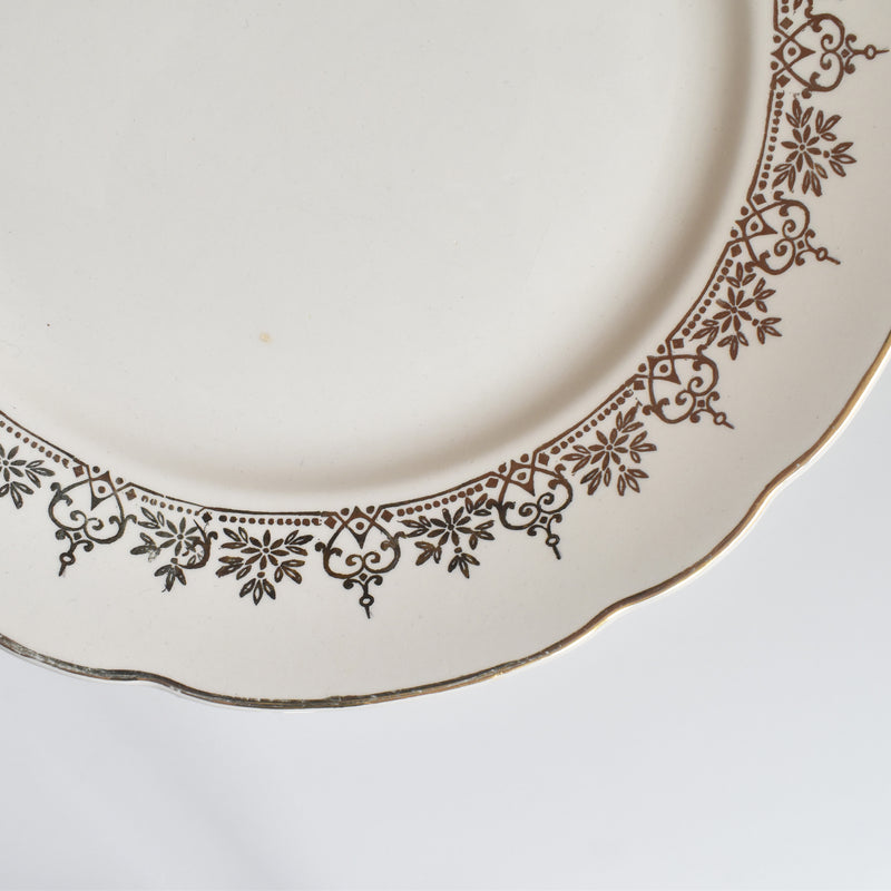 Vintage Plate Villeroy & Boch 7206 Gold A