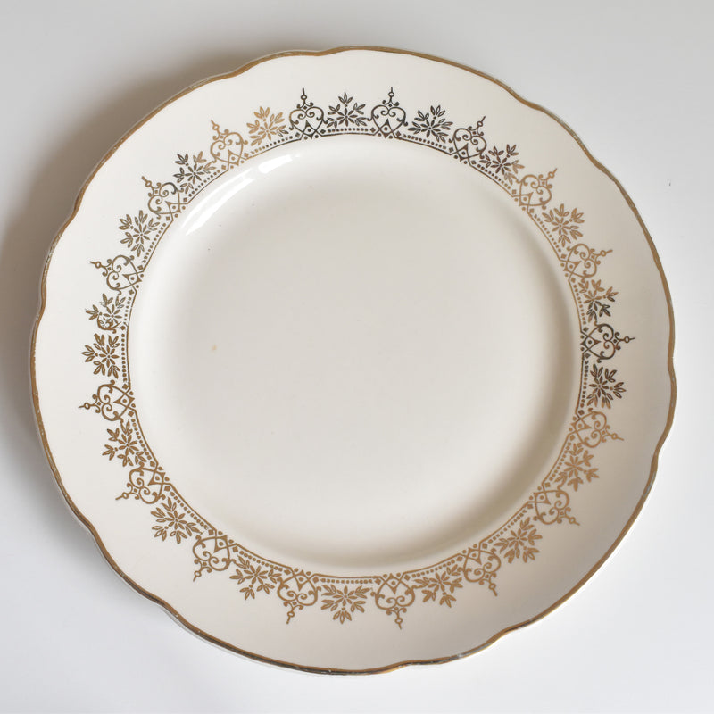Vintage Plate Villeroy & Boch 7206 Gold A