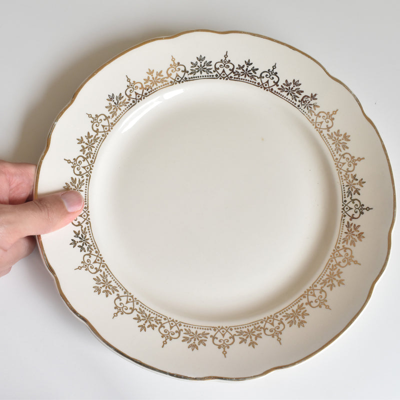 Vintage Plate Villeroy & Boch 7206 Gold A