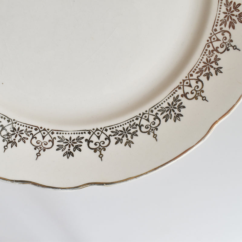 Vintage Plate Villeroy & Boch 7206 Gold B
