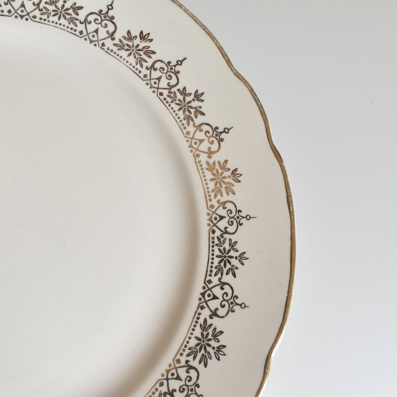 Vintage Plate Villeroy & Boch 7206 Gold B