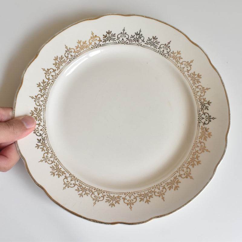 Vintage Plate Villeroy & Boch 7206 Gold B
