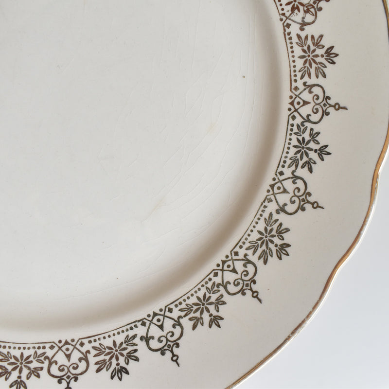 Vintage Plate Villeroy & Boch 7206 Gold B