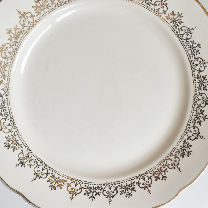 Vintage Plate Villeroy & Boch 7206 Gold B