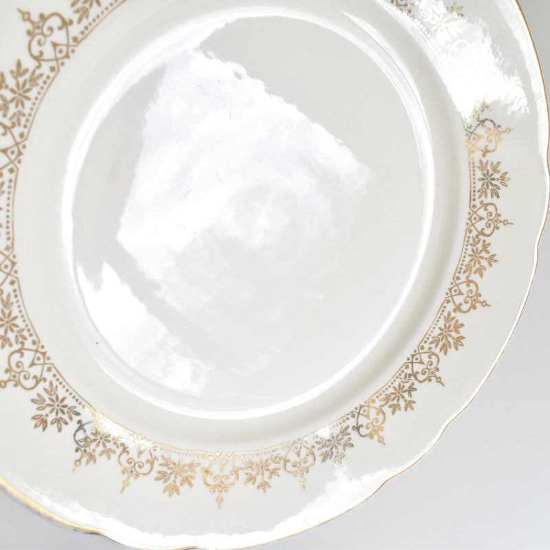 Vintage Plate Villeroy & Boch 7206 Gold B