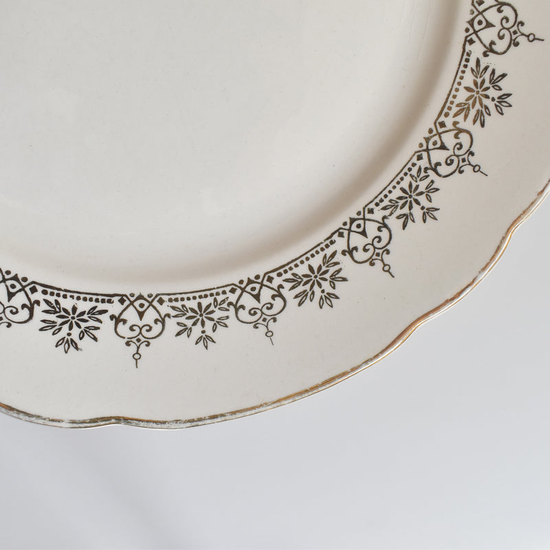 Vintage Plate Villeroy & Boch 7206 Gold C