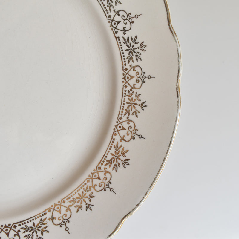 Vintage Plate Villeroy & Boch 7206 Gold C