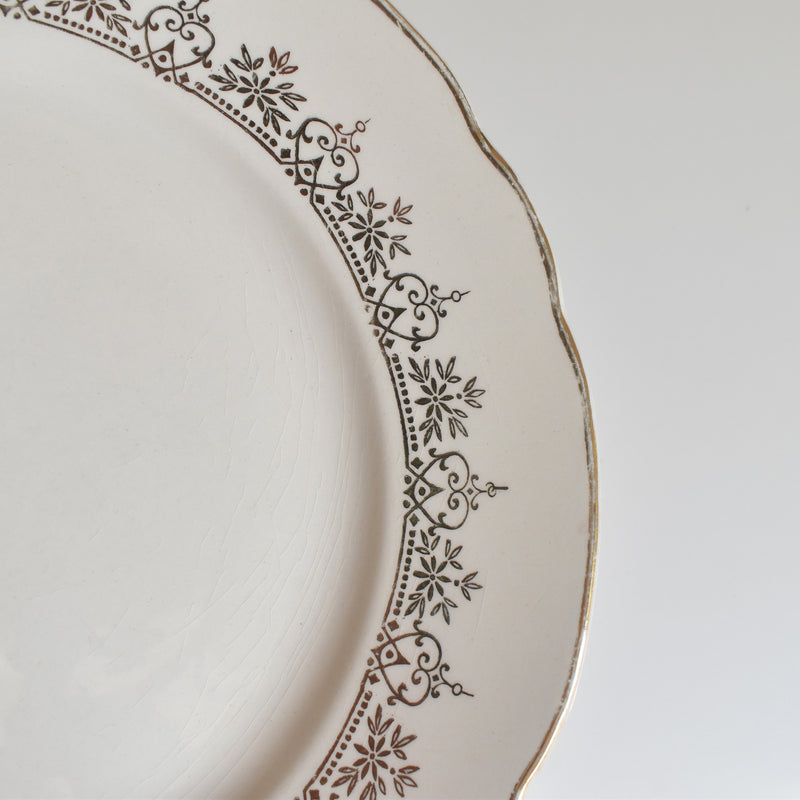 Vintage Plate Villeroy & Boch 7206 Gold C