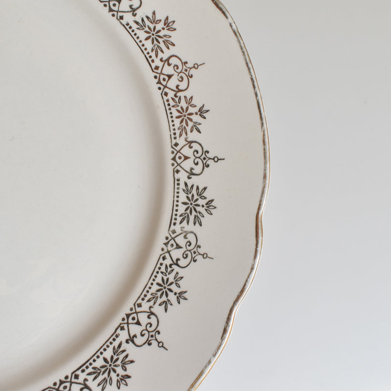 Vintage Plate Villeroy & Boch 7206 Gold C