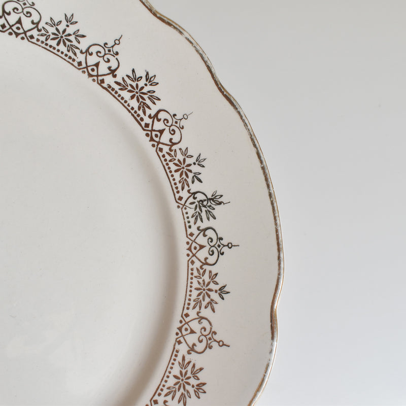 Vintage Plate Villeroy & Boch 7206 Gold C