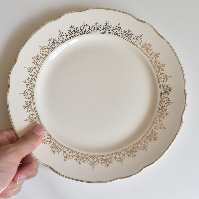 Vintage Plate Villeroy & Boch 7206 Gold C