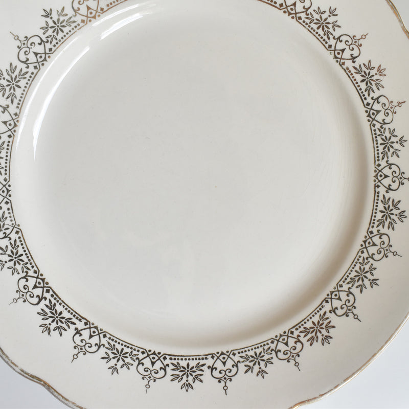 Vintage Plate Villeroy & Boch 7206 Gold C
