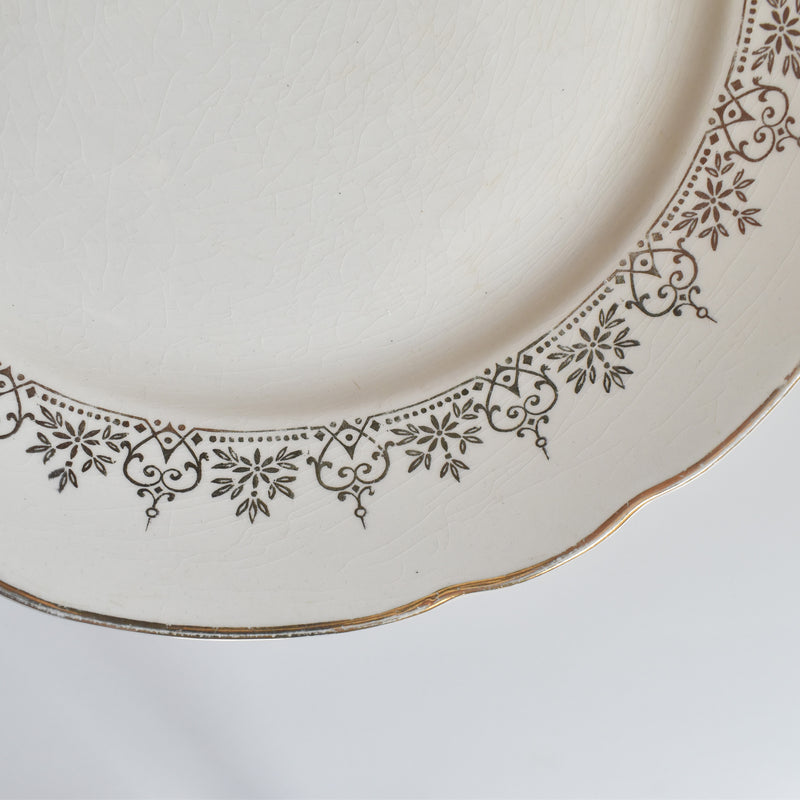 Vintage Plate Villeroy & Boch 7206 Gold D