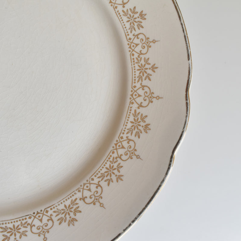 Vintage Plate Villeroy & Boch 7206 Gold D