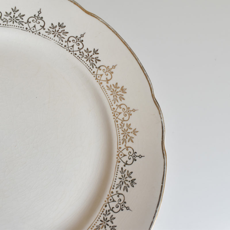 Vintage Plate Villeroy & Boch 7206 Gold D