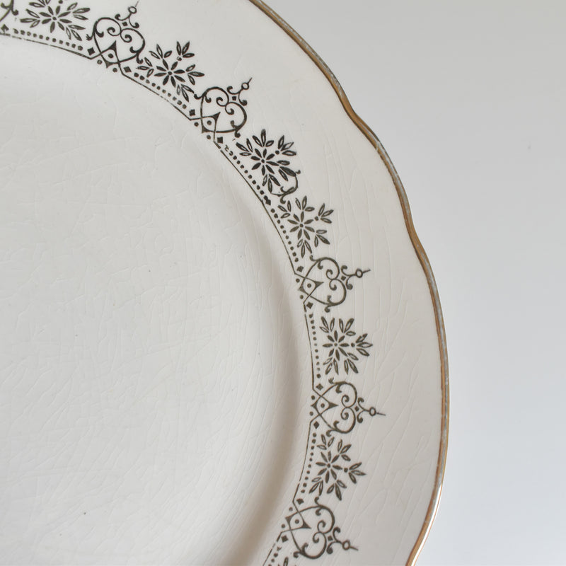Vintage Plate Villeroy & Boch 7206 Gold D