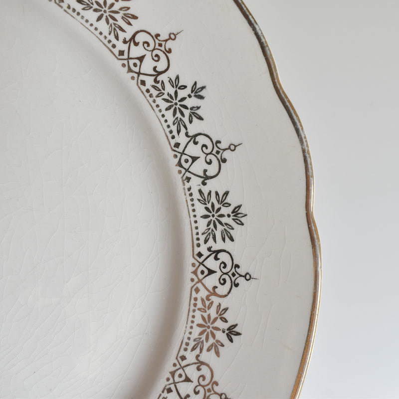 Vintage Plate Villeroy & Boch 7206 Gold D