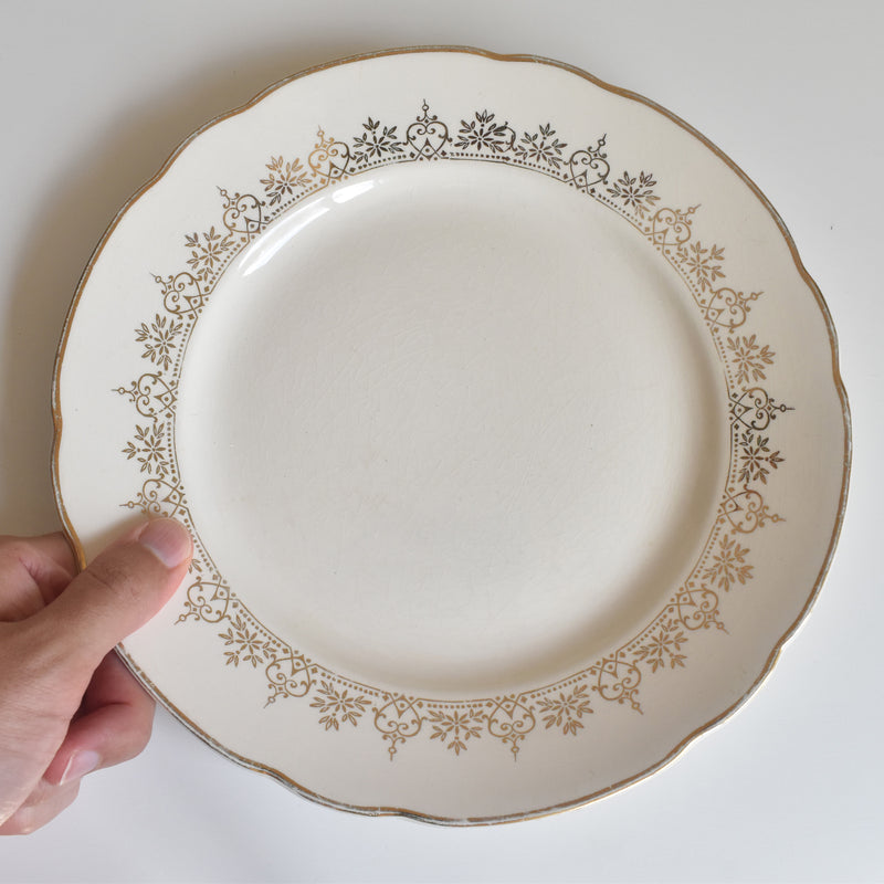 Vintage Plate Villeroy & Boch 7206 Gold D