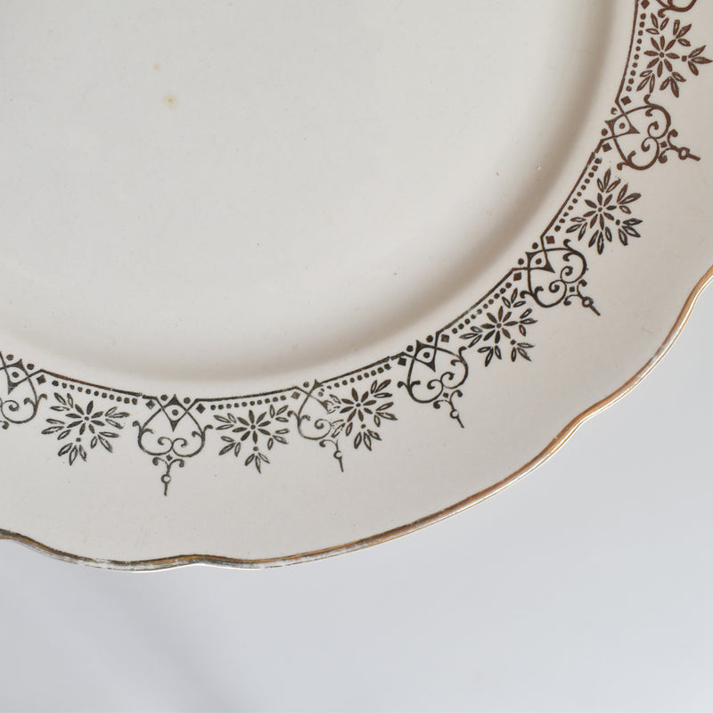 Vintage Plate Villeroy & Boch 7206 Gold E