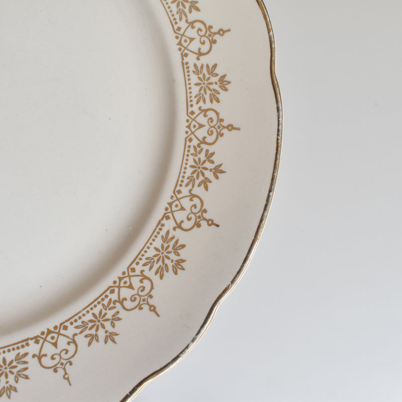 Vintage Plate Villeroy & Boch 7206 Gold E