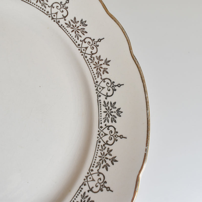 Vintage Plate Villeroy & Boch 7206 Gold E