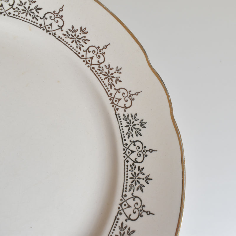 Vintage Plate Villeroy & Boch 7206 Gold E