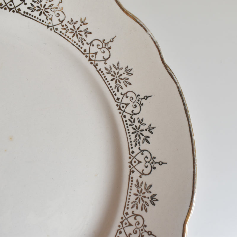 Vintage Plate Villeroy & Boch 7206 Gold E
