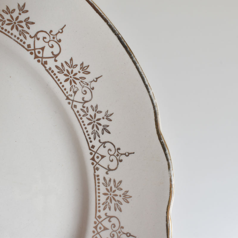 Vintage Plate Villeroy & Boch 7206 Gold E