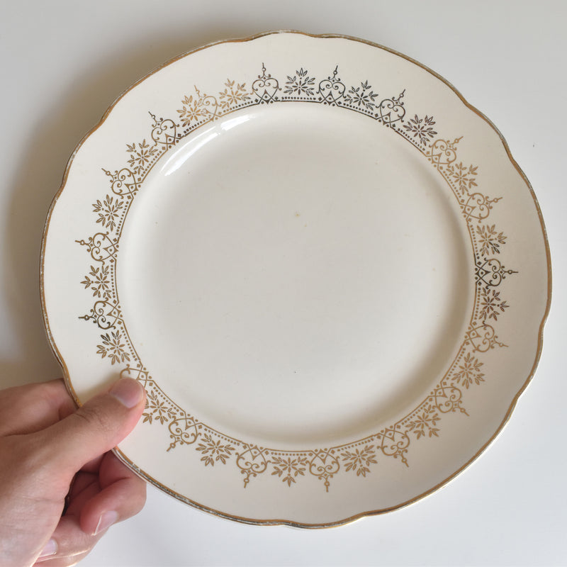 Vintage Plate Villeroy & Boch 7206 Gold E