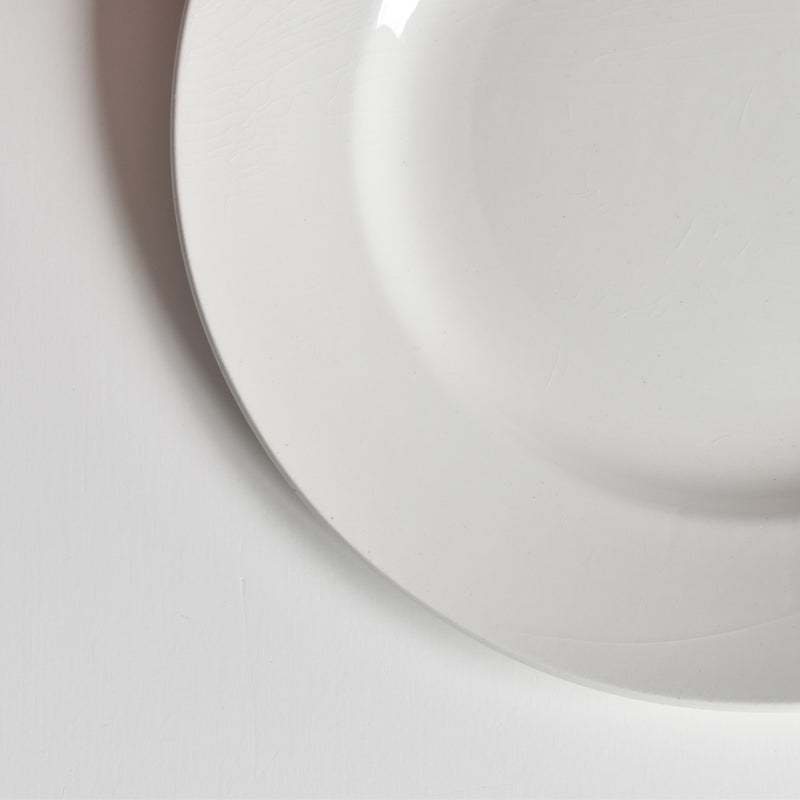 Vintage Plate Longwy White A