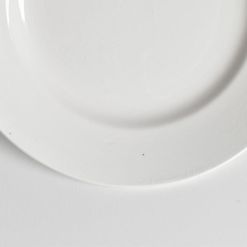 Vintage Plate Longwy White A