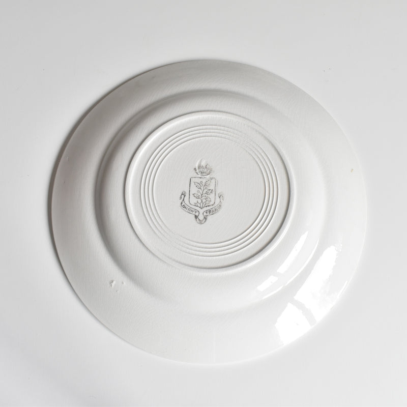 Vintage Plate Ronwee White B