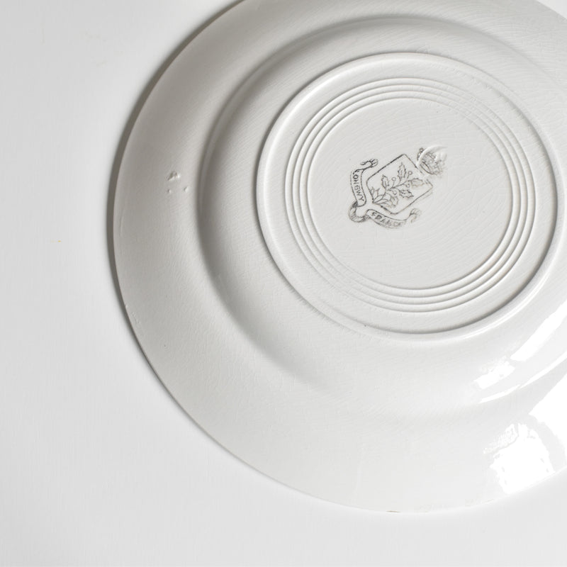 Vintage Plate Ronwee White B