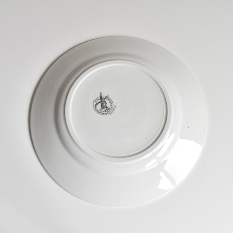 Vintage Plate, MULLION DEROO, White, C